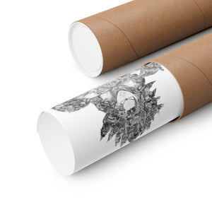 BROLY BLACK & WHITE POSTER BROLY BLACK & WHITE POSTER