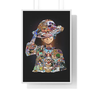 LUFFY COLOR FRAMED POSTER LUFFY COLOR FRAMED POSTER