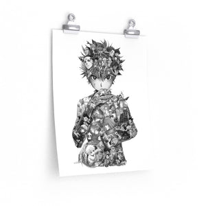 KILLUA BLACK & WHITE POSTER KILLUA BLACK & WHITE POSTER