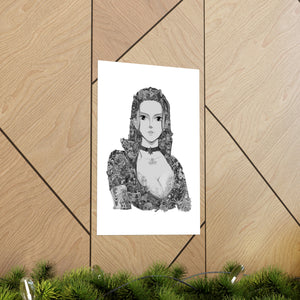 ROBIN BLACK & WHITE POSTER ROBIN BLACK & WHITE POSTER