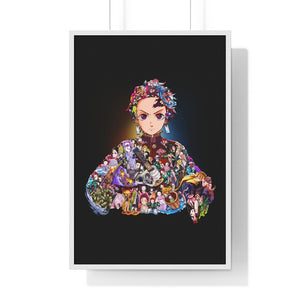 TANJIRO COLOR FRAMED POSTER TANJIRO COLOR FRAMED POSTER