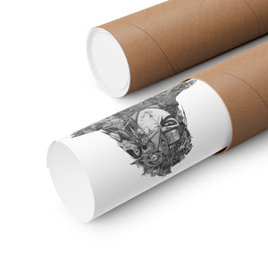 HASHIRAMA - MADARA BLACK & WHITE POSTER HASHIRAMA - MADARA BLACK & WHITE POSTER