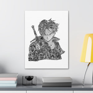 TRUNKS BLACK & WHITE CANVAS TRUNKS BLACK & WHITE CANVAS