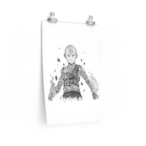 AANG BLACK & WHITE POSTER AANG BLACK & WHITE POSTER