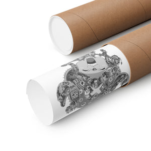 CHOPPER BLACK & WHITE POSTER CHOPPER BLACK & WHITE POSTER