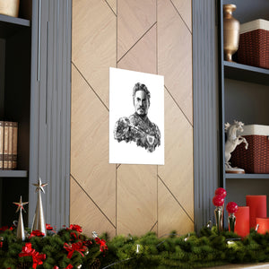 IRON MAN BLACK & WHITE POSTER IRON MAN BLACK & WHITE POSTER