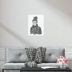 SHIKAMARU BLACK & WHITE POSTER SHIKAMARU BLACK & WHITE POSTER
