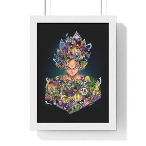 GOKU COLOR FRAMED POSTER GOKU COLOR FRAMED POSTER