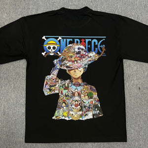 LUFFY COLOR PREMIUM T-SHIRT (Art on back - Ship from Viet Nam) LUFFY COLOR PREMIUM T-SHIRT (Art on back - Ship from Viet Nam)
