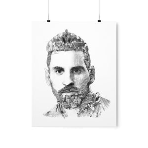 MESSI BLACK & WHITE POSTER MESSI BLACK & WHITE POSTER