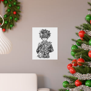 KILLUA BLACK & WHITE POSTER KILLUA BLACK & WHITE POSTER