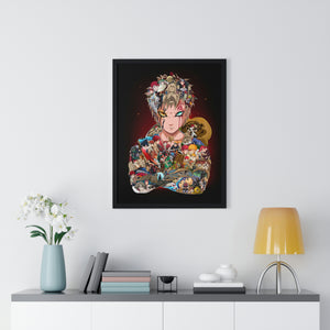 GAARA COLOR FRAMED POSTER GAARA COLOR FRAMED POSTER