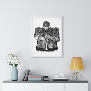 GUTS BLACK & WHITE FRAMED POSTER GUTS BLACK & WHITE FRAMED POSTER