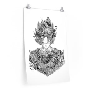 GOKU BLACK & WHITE POSTER GOKU BLACK & WHITE POSTER