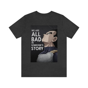 VEGETA WE ARE ALL BAD T-SHIRT VEGETA WE ARE ALL BAD T-SHIRT
