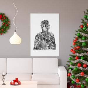 SASUKE BLACK & WHITE POSTER SASUKE BLACK & WHITE POSTER