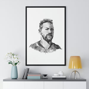 NEYMAR BLACK & WHITE FRAMED POSTER NEYMAR BLACK & WHITE FRAMED POSTER