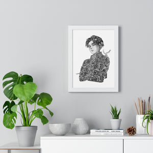 LEVI BLACK & WHITE FRAMED POSTER LEVI BLACK & WHITE FRAMED POSTER