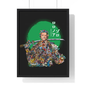 ZORO COLOR FRAMED POSTER ZORO COLOR FRAMED POSTER
