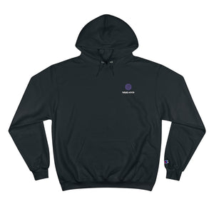 Grey and purple champion hoodie hot sale