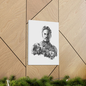 IRON MAN BLACK & WHITE CANVAS IRON MAN BLACK & WHITE CANVAS