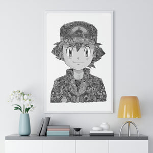 ASH BLACK & WHITE FRAMED POSTER ASH BLACK & WHITE FRAMED POSTER