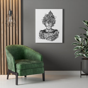 VEGETA BLACK & WHITE CANVAS VEGETA BLACK & WHITE CANVAS