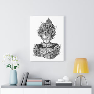 VEGETA BLACK & WHITE CANVAS VEGETA BLACK & WHITE CANVAS