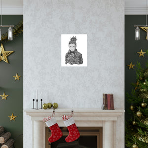 SHIKAMARU BLACK & WHITE POSTER SHIKAMARU BLACK & WHITE POSTER