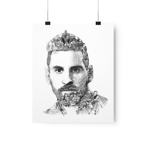 MESSI BLACK & WHITE POSTER MESSI BLACK & WHITE POSTER