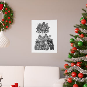 NATSU BLACK & WHITE POSTER NATSU BLACK & WHITE POSTER