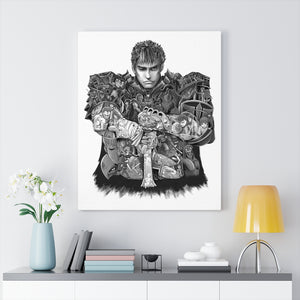 GUTS BLACK & WHITE CANVAS GUTS BLACK & WHITE CANVAS