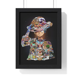 LUFFY COLOR FRAMED POSTER LUFFY COLOR FRAMED POSTER