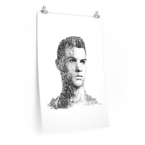 RONALDO BLACK & WHITE POSTER RONALDO BLACK & WHITE POSTER