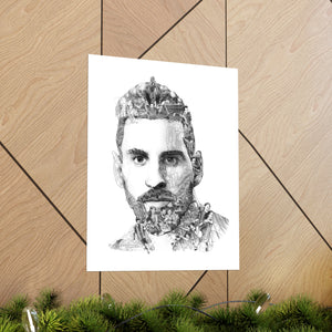 MESSI BLACK & WHITE POSTER MESSI BLACK & WHITE POSTER