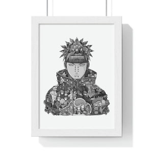 PAIN BLACK & WHITE FRAMED POSTER PAIN BLACK & WHITE FRAMED POSTER