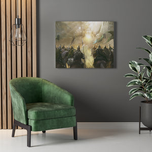 BATTLE OF HELM'S DEEP CANVAS BATTLE OF HELM'S DEEP CANVAS