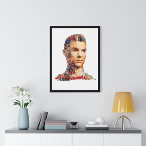 RONALDO COLOR FRAMED POSTER RONALDO COLOR FRAMED POSTER