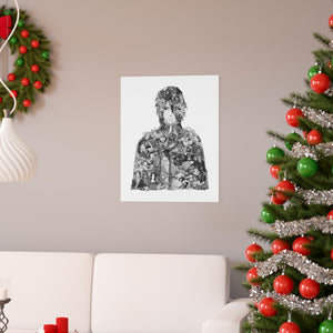 SASUKE BLACK & WHITE POSTER SASUKE BLACK & WHITE POSTER