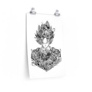 GOKU BLACK & WHITE POSTER GOKU BLACK & WHITE POSTER