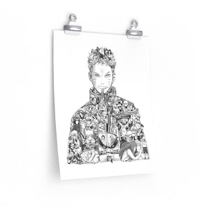 NARUTO BLACK & WHITE POSTER NARUTO BLACK & WHITE POSTER