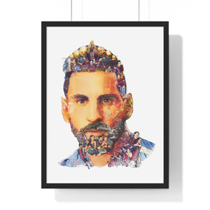 MESSI COLOR FRAMED POSTER MESSI COLOR FRAMED POSTER