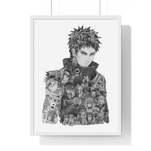 OBITO BLACK & WHITE FRAMED POSTER OBITO BLACK & WHITE FRAMED POSTER
