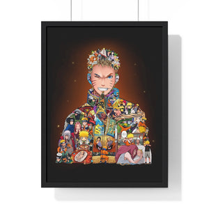 NARUTO COLOR FRAMED POSTER NARUTO COLOR FRAMED POSTER