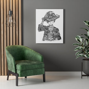 LUFFY BLACK & WHITE CANVAS LUFFY BLACK & WHITE CANVAS