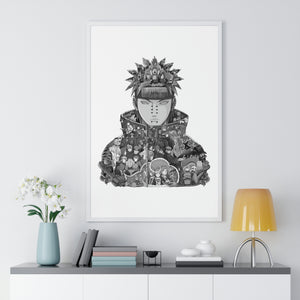 PAIN BLACK & WHITE FRAMED POSTER PAIN BLACK & WHITE FRAMED POSTER