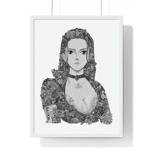 ROBIN BLACK & WHITE FRAMED POSTER ROBIN BLACK & WHITE FRAMED POSTER