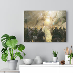 BATTLE OF HELM'S DEEP CANVAS BATTLE OF HELM'S DEEP CANVAS