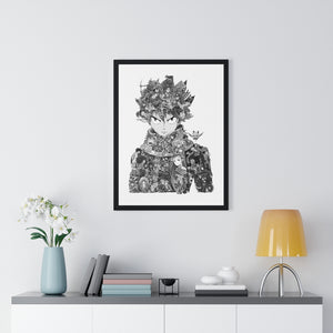 NATSU BLACK & WHITE FRAMED POSTER NATSU BLACK & WHITE FRAMED POSTER
