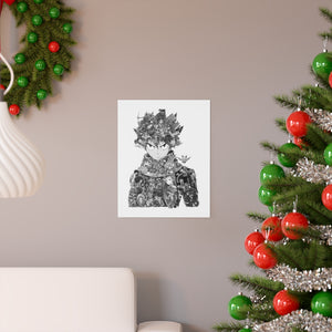 NATSU BLACK & WHITE POSTER NATSU BLACK & WHITE POSTER